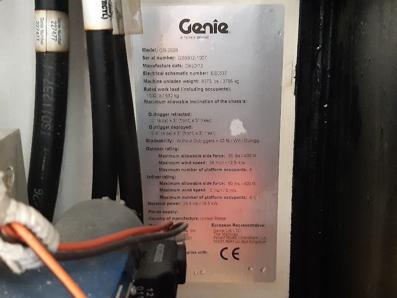 Picture of a GENIE GS-2669 RT