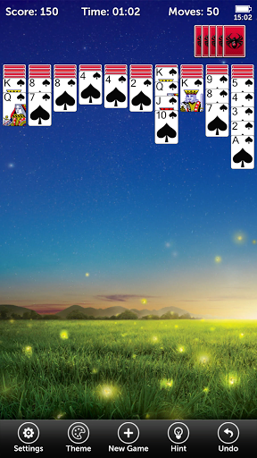 Screenshot Spider Solitaire Pro+