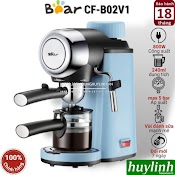 Máy Pha Cà Phê Bear Cf - B02V1 - 5 Bar - 800W - Hàng Chính Hãng