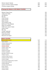 Champa Ka Mutton menu 2