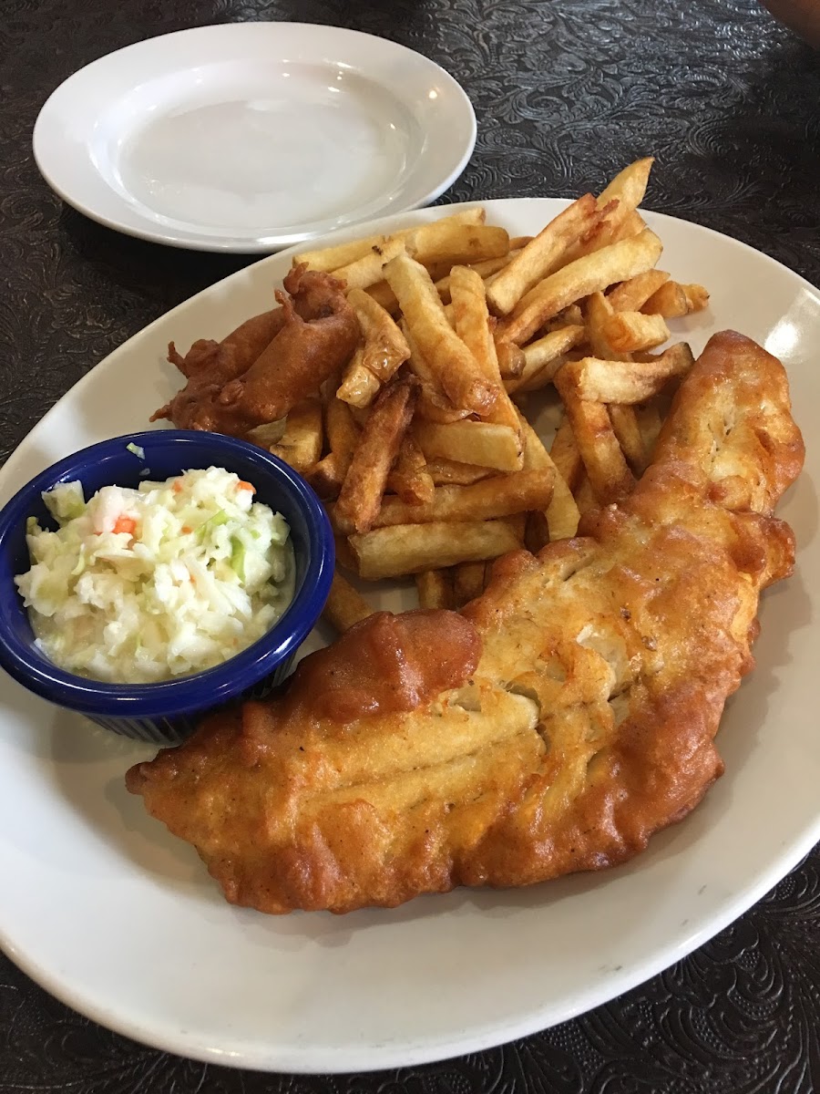 Gluten-Free Fish & Chips at Annie's Seafood Restaurants