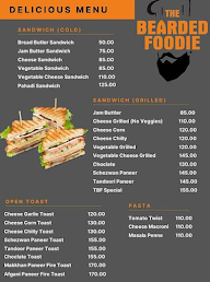 The Bearded Foodie menu 3