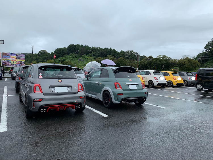 595のアバルト595・ツーリングオフ会・アバルト500・チーム東海トリコローレ・青山高原ウインドファームに関するカスタム事例の投稿画像8枚目