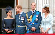 Meghan, Duchess of Sussex; Prince Harry, Duke of Sussex; Prince William, Duke of Cambridge, and Catherine, Duchess of Cambridge.