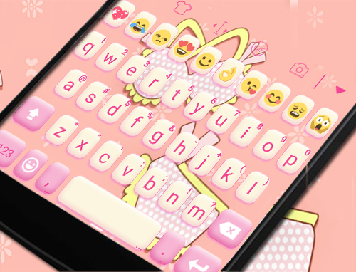 Cute Kitty Keyboard-Cute Emoji