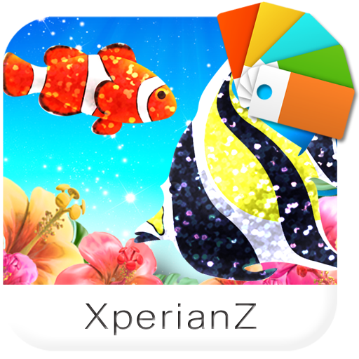 XperianZ™ Tropical Fish theme 個人化 App LOGO-APP開箱王