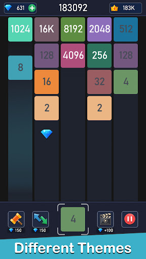 Screenshot 2048 Merge-Number Games