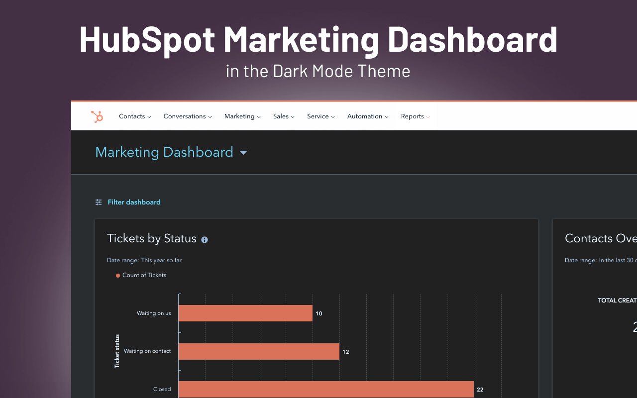 Dark Mode for HubSpot Preview image 6