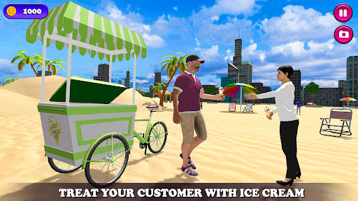 Screenshot City Ice Cream Delivery Cart
