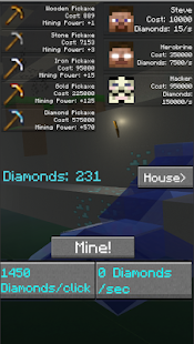 IdleCraft - mine diamonds and build a house! - náhled