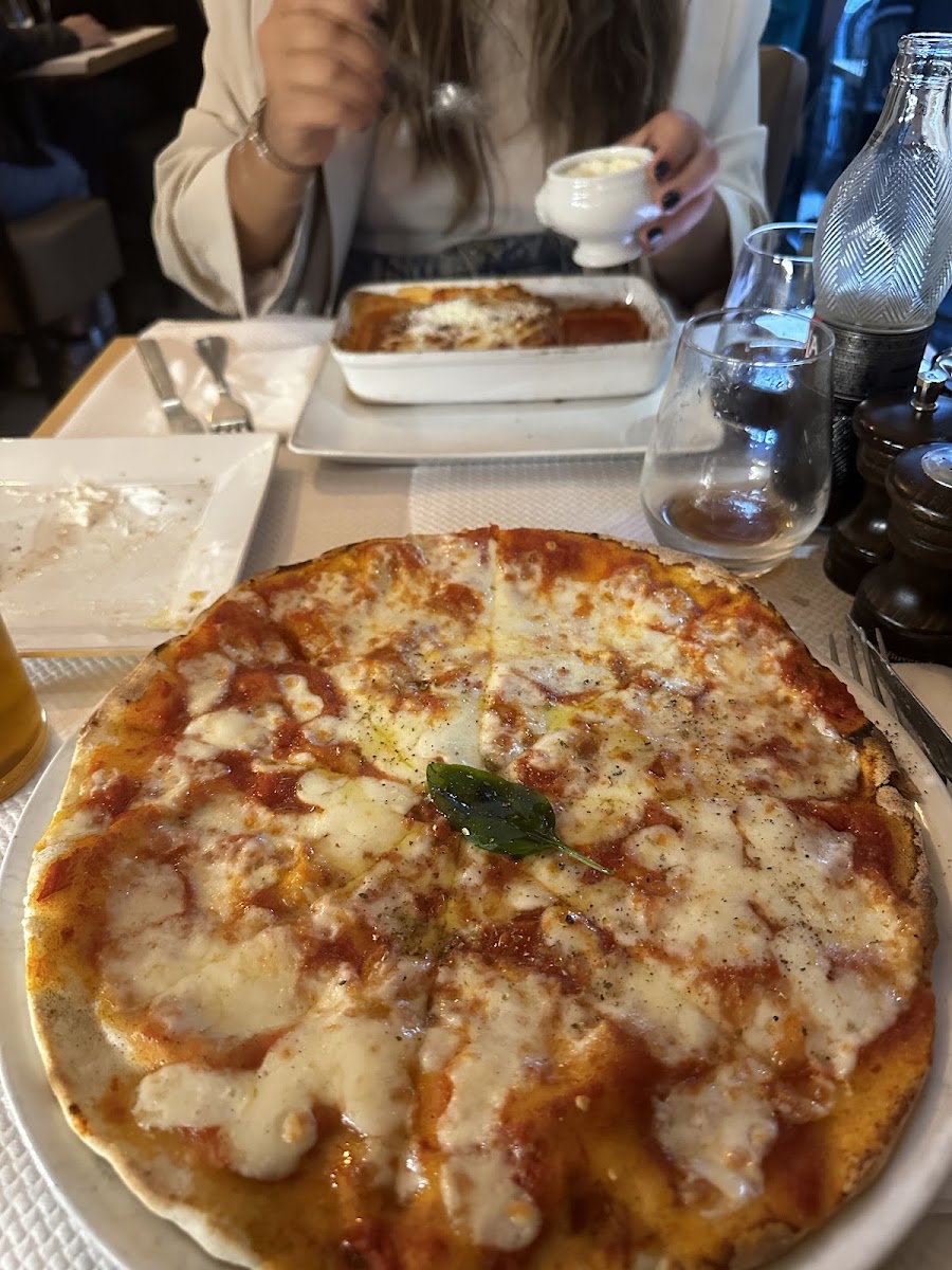 GF Pizza Margarita and Lasagna