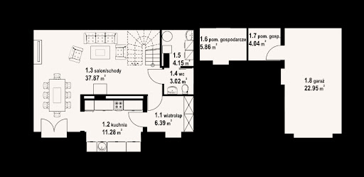 Bolesławice 26 dw - Rzut parteru