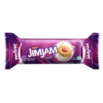 Britannia Jim Jam Cream Biscuit 100 Gm