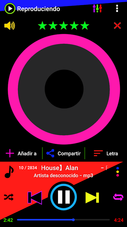 SKIN PLAYERPRO MIXER COLORS - 2.1 - (Android)