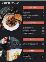 THE COFFEE AND FOODS RED CAFE menu 5