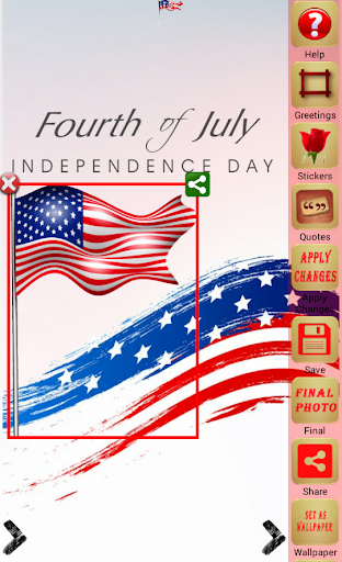 US Independence Greetings 2015