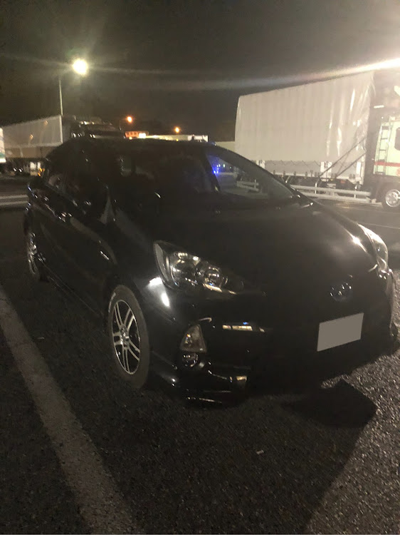 アクアの洗車・ドライブ・仕事終わりにパシャリ・仕事帰り・サービスエリアに関するカスタム事例の投稿画像1枚目