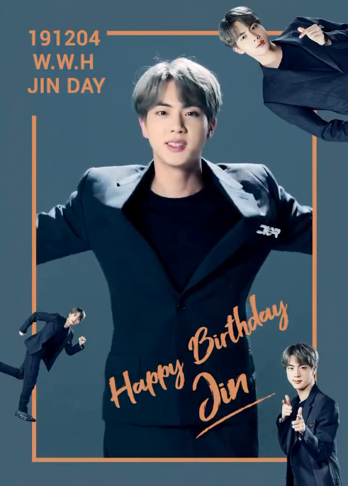 BTS Is Celebrating “Jin Day” With Punny Birthday Messages | KissAsian