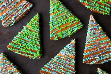 Christmas Tree Shortbread Cookies
