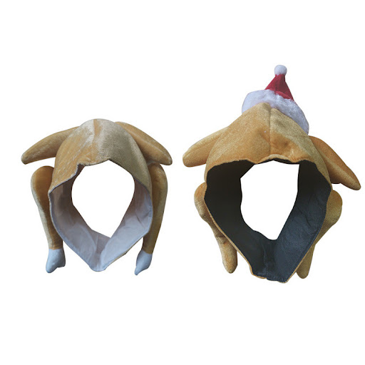 Title 1, Plush Roasted Turkey Hat by Spooktacular Creati...