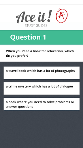 Ace it Study Guides  Whats Your Learning Style?