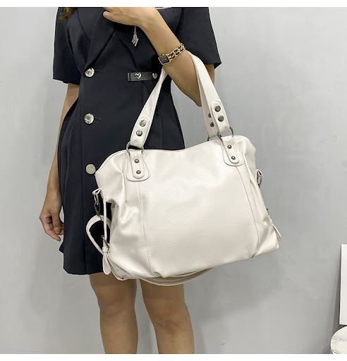 Title 8, Womens Large-capacity Handbag Simple Shoulder ...