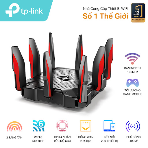 Router Wifi Wifi 6 TP-Link Archer AX11000