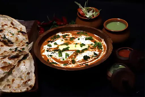 Paneer Bhurji With 3 Butter Roti