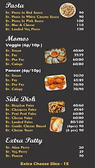 Street Cafe menu 1