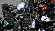 Lewis Hamilton of Great Britain and Mercedes GP on the grid before the start of the Formula One Grand Prix of Austria at Red Bull Ring on July 05, 2020 in Spielberg, Austria.