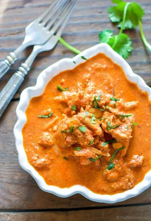 Butter Chicken With 4 Tawa Roti