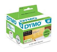 Etikett DYMO adresse 89x36mm klar (260) (Org.nr.SO722410)