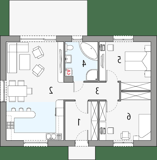 Eko Solaris 1 - Rzut parteru