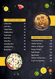 Dhakshannam Kitchen menu 2