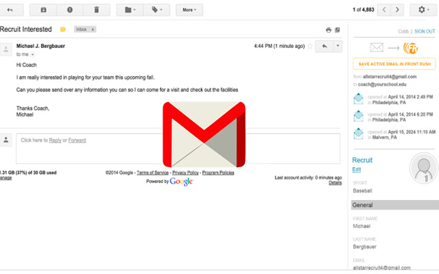 Front Rush Gmail Interactions Preview image 0