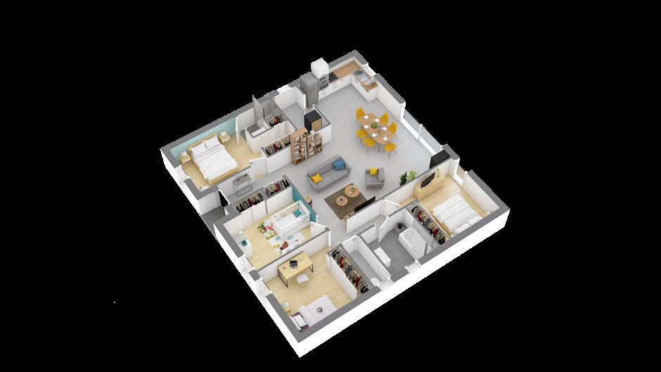 Vente maison neuve 5 pièces 106 m² à Castets (40260), 237 640 €