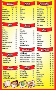 Malhotra's menu 1