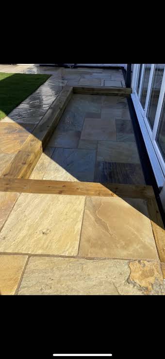 Indian Sandstone patio  album cover