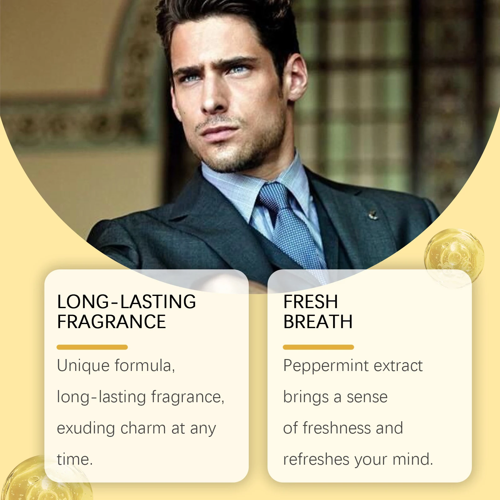 Eau De Toilette Suit Perfume Masculino com Fragrância Duradoura. Sinta-se confiante o dia todo com este perfume elegante e sofisticado, aroma marcante.