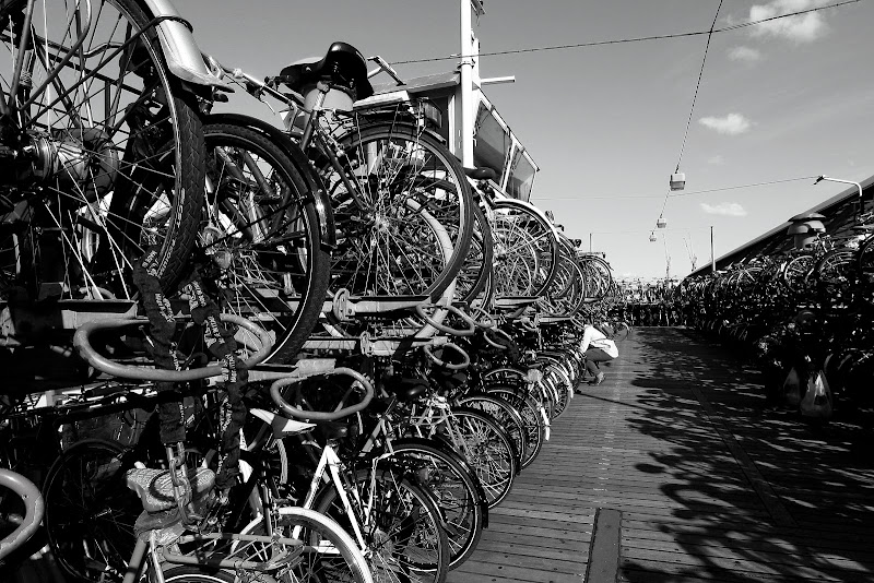 Biciclette ad Amsterdam di Andrea F