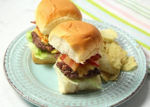 Click Here for Recipe: Bacon Cheeseburger Sliders