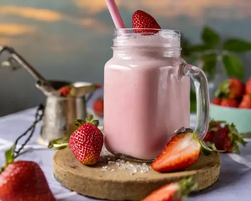 Strawberry Milk [450 Ml, Mason Jar]