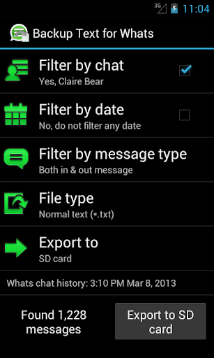 Backup Text Pro for Whats