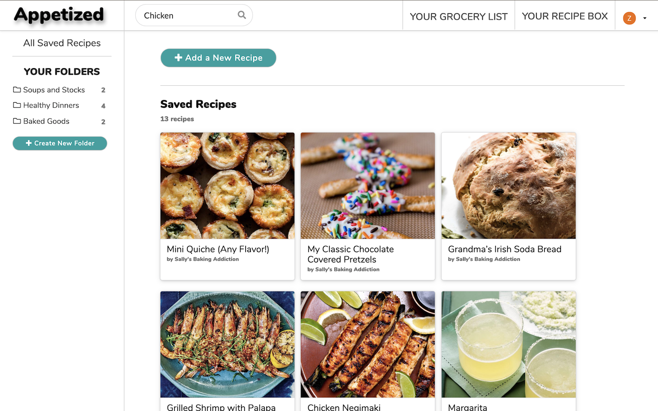 Appetized Recipe Manager Preview image 2