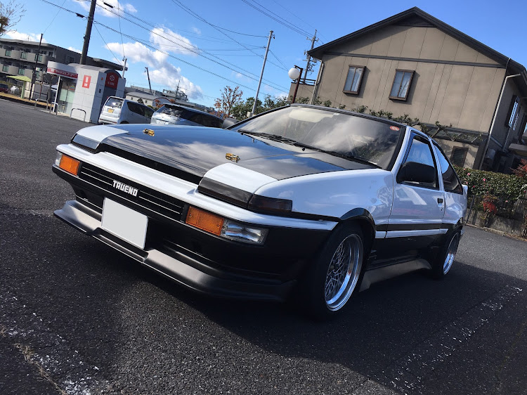 スプリンタートレノの純正バンパーレストア完了・自家塗装・11/28・トヨタ博物館・AE86イベントに関するカスタム事例の投稿画像2枚目