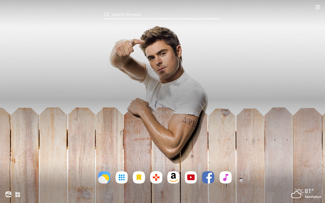 Zac Efron HD Wallpapers New Tab Theme