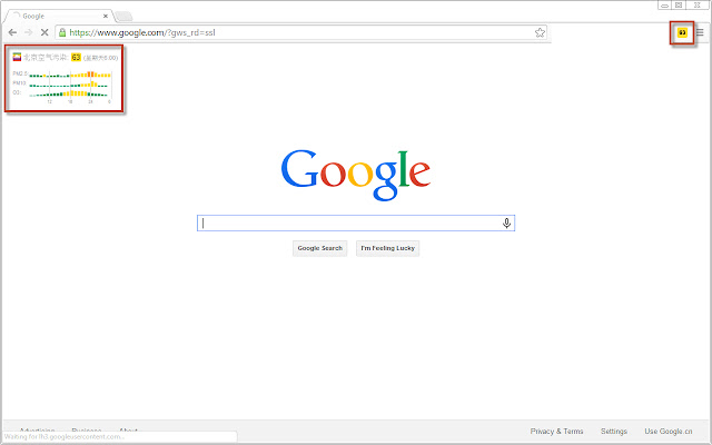 World Air Quality Index chrome extension
