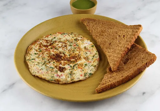 Bread Omelette With Sweet Lassi