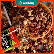 Hạt Granola Siêu Hạt Ăn Kiêng Giảm Cân Không Đường Nhiều Chất Dinh Dưỡng Tốt Cho Sức Khỏe Hộp 500G Từ Nông Sản Giọt Nắng