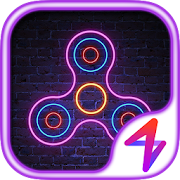 Neon Finger Spinner - Live  wallpaper  Icon